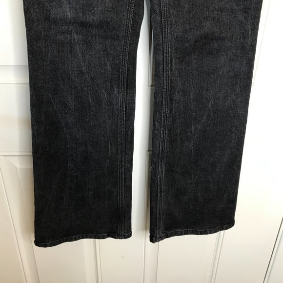 CAbi #204R Womens Black Fade Flap Pocket Bootcut Jeans ~ Size 4 - Picture 3 of 6